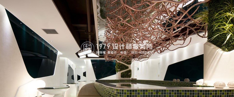 合肥貝琳國際美容院設計之景觀區設計效果圖